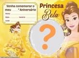 Convite Princesa Bela