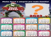 Colar Foto Online Calendário 2023 Hulk Papai Noel