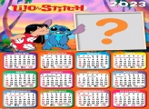 Montar e Imprimir Calendário 2023 Lilo e Stitch