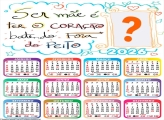 Calendário 2026 Ser Mãe Foto Moldura