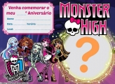 Convite Monster High