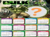 Montagem de Foto Calendário 2021 Hulk