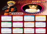 Calendário 2018 Naruto Shippuden