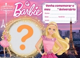 Convite Barbie Paris