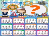 Calendário 2026 Marinheiro Navy Juntar Foto Online