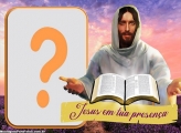 Jesus em tua Presença Colagem de Foto