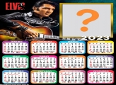 Calendário 2023 Elvis Presley Fazer Montagem de Fotos