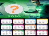 Foto Montagem Calendário 2020 Lanterna Verde