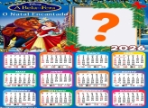 Calendário 2026 Bela e a Fera O Natal Encantado Colagem de Fotos