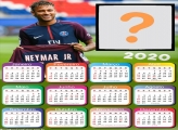 Calendário 2020 Neymar Moldura de Foto