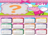 Calendário 2019 Peppa Piga Fadinha