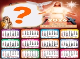 Calendário 2026 Jesus Misericordioso Montagem de Foto