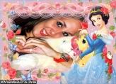 Moldura Branca de Neve Poney