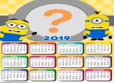 Calendário 2019 Minions