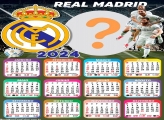 Calendário 2024 Real Madrid Colagem Foto Montagem