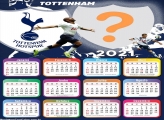 Calendário 2021 Tottenham Time de Futebol