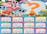 Criar Online Foto Montagem Calendário 2023 Gumball