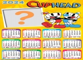 Foto Mensagem Grátis Calendário 2024 CupHead