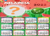 Calendário 2022 Melancia Montagem Fotos Online