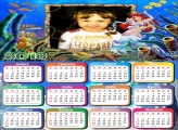 Calendário 2018 do Mar Ariel