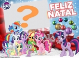 Emoldurar Foto de Feliz Natal My Little Pony