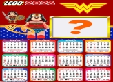 Calendário 2026 LEGO da Mulher Maravilha Juntar Foto Online