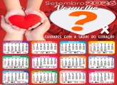Calendário 2026 Campanha Setembro Vermelho Foto Colagem