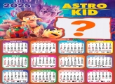 Colagem de Foto Calendário 2025 Astro Kid