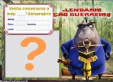 Convite O Lendário Cão Guerreiro