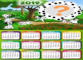 Calendário 2019 Desenho Dálmatas