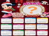 Calendário 2021 Minnie Natal Disney