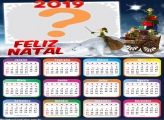 Calendário 2019 Gnomos Presente Natal