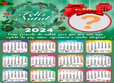 Calendário 2024 Editar Imagem Online Frase de Feliz Natal