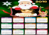 Calendário 2018 do Papai Noel Desenho