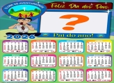 Calendário 2026 Clube de Aventureiros Dia dos Pais Foto Moldura