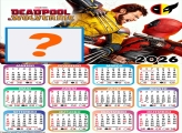 Foto Calendário 2026 Wolverine e Deadpool Grátis