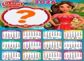 Calendário 2026 Elena de Avalor Colagem Online