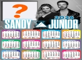 Foto em Calendário 2026 Sandy e Júnior Online