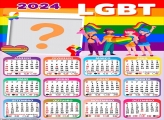 Calendário 2024 LGBT Emoldurar Foto Online