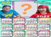 Calendário 2022 Luccas Neto e Giovanna