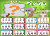 Foto Colagem Grátis Calendário 2023 Koala