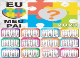 Calendário 2023 Fazer Grátis Eu Amo Meu Pai