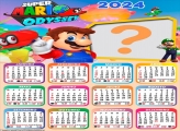 Calendário 2024 Super Mario Odyssey Montar Foto Grátis