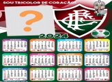 Calendário 2024 Editar Grátis Fluminense Time de Futebol