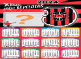 Calendário 2024 Brasil de Pelotas Moldura Online