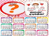 Calendário 2025 Um Anjo Dia dos Namorados Foto Montagem Grátis
