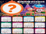 Calendário 2026 Chico Bon Bon A Maior Festa do Ano Colagem de Fotos