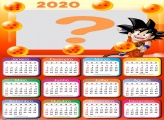 Moldura de Foto Calendário 2020 Dragon Ball