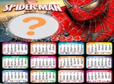 Calendário 2024 Spider Man Montagem de Foto
