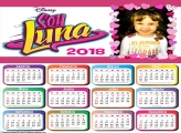 Calendário 2018 Sou Luna Seriado